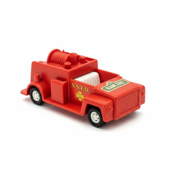 Vintage Playskool Sesame Street Fire Truck -- ITEM #3360 - Picture 1 of 13